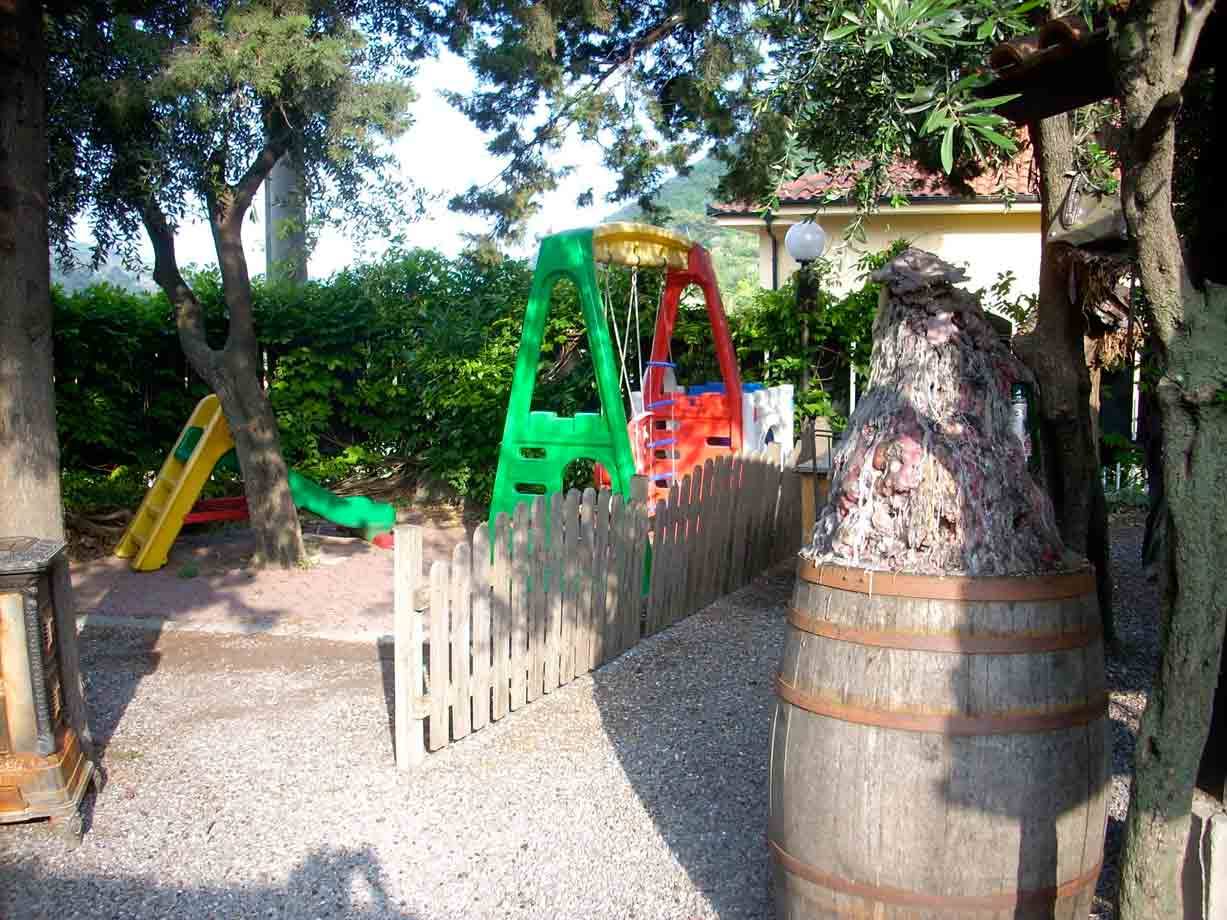 Nel giardino del Ristorante U Rundò