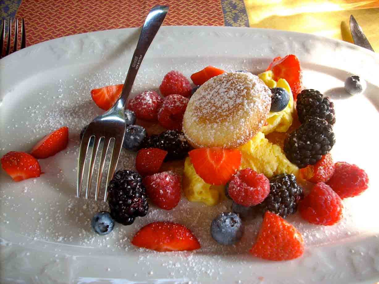 Uno sfizioso dolce del Ristorante U Rundò