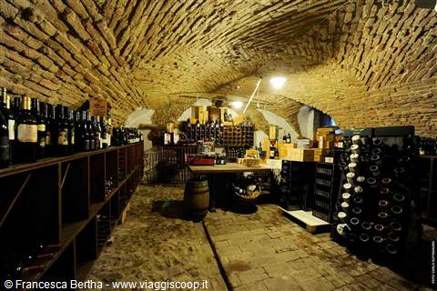 La cantina del Ristorante Il Trovatore