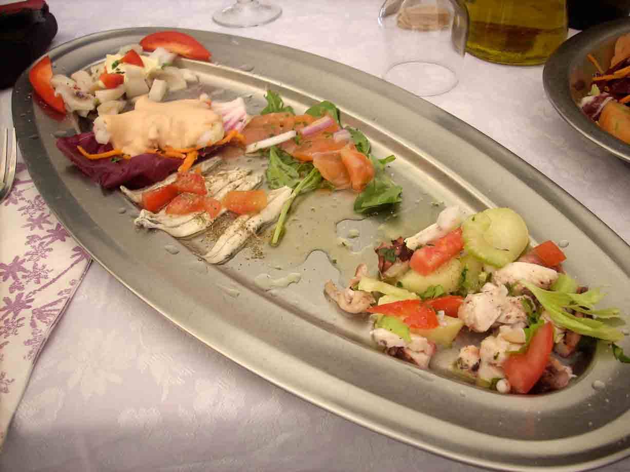 Ristorante Vela: un fantastico antipasto di mare