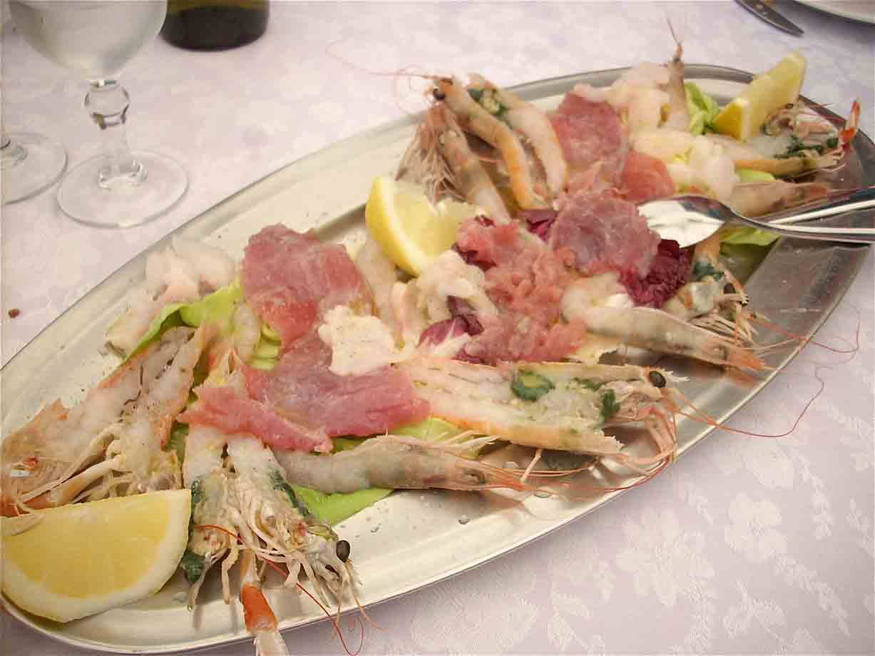 Ristorante Vela: crudità di pesce