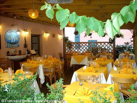 Il dehor del Ristorante Perballe