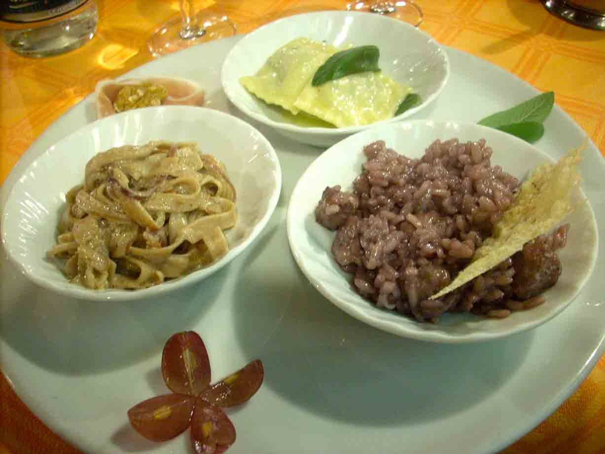 Prelibatezze del Ristorante Pizzeria Italia di Lerma: i primi piatti
