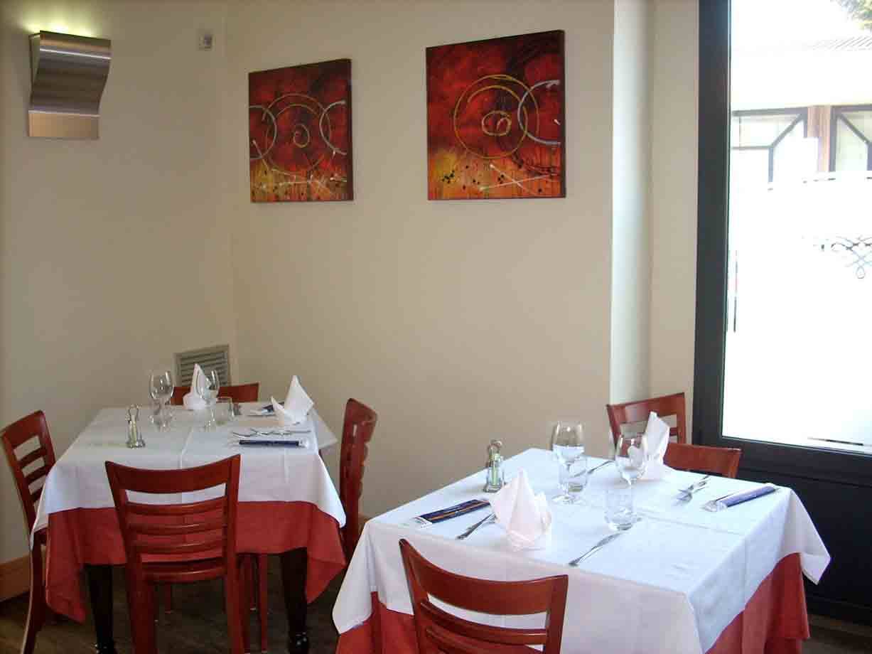 A tavola presso il Ristorante Alla Contrada