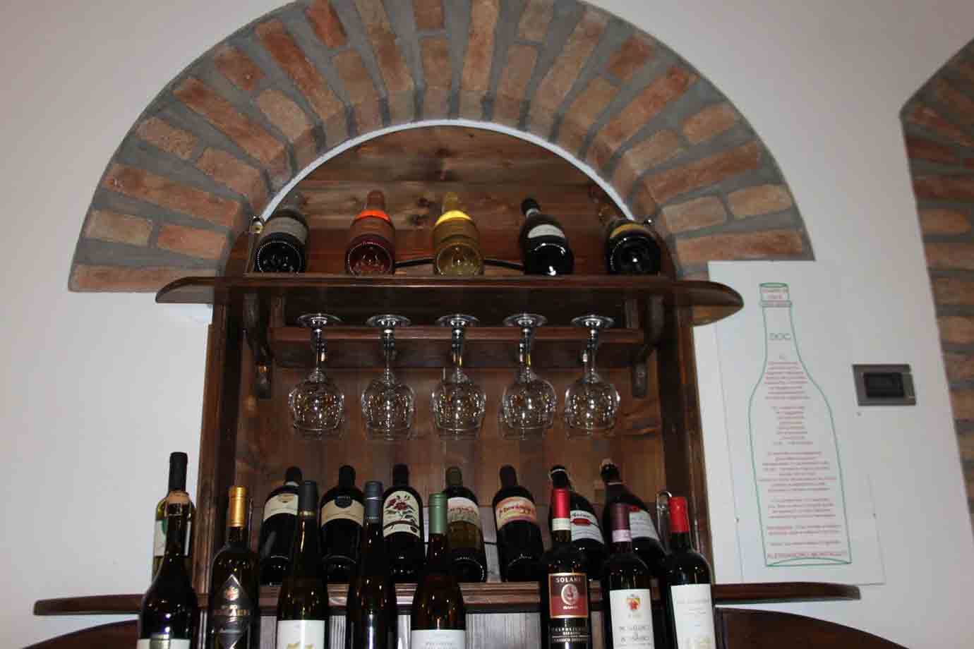 Ampia scelta di vini al Ristorante Da bòn