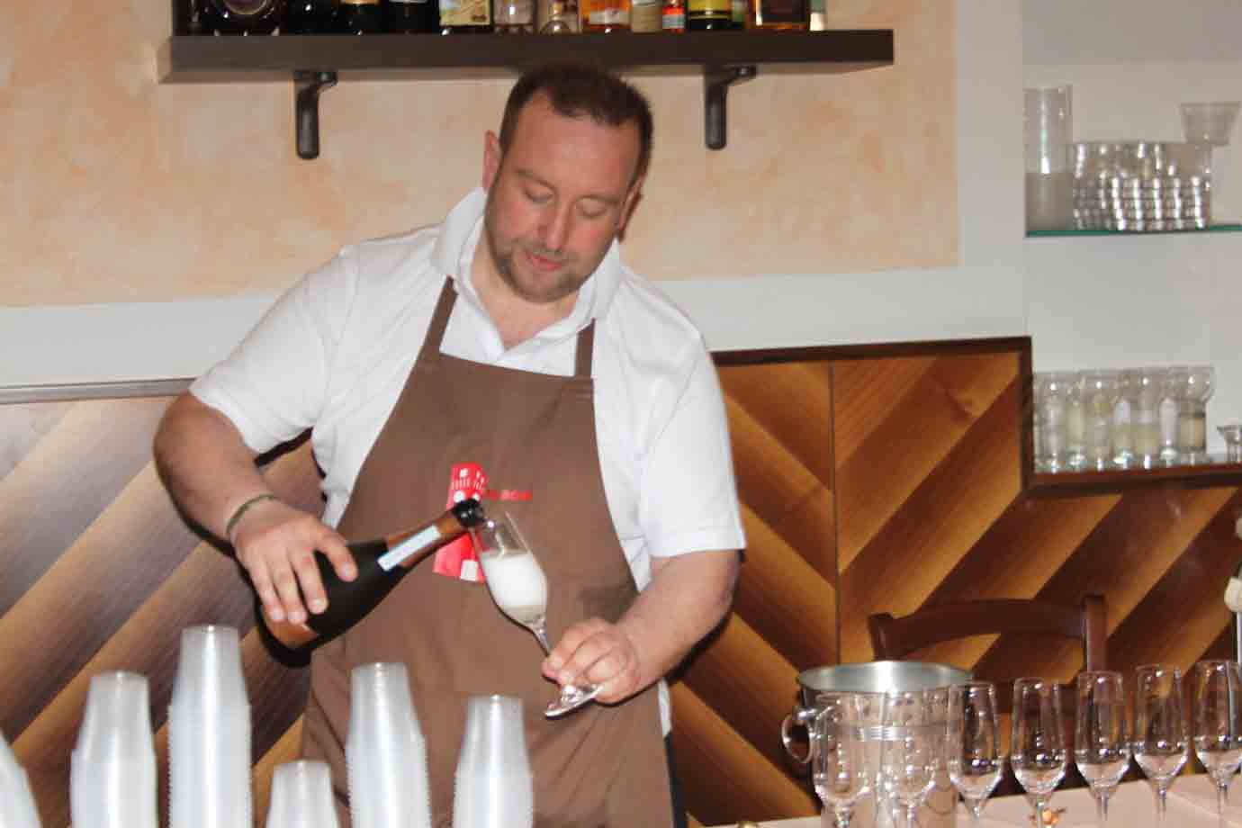 Il titolare del Ristorante Da bòn