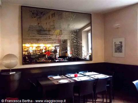 Nella sala del Ristorante Muntà di Ratt