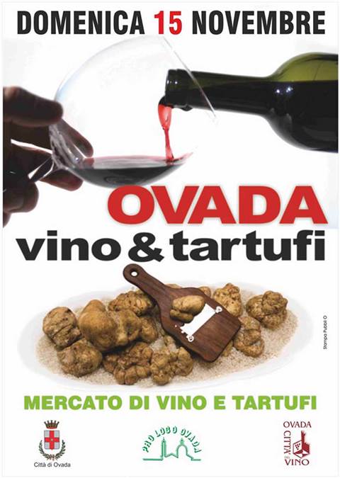 Ovada: Vino e Tartufi – sabato 14 e domenica 15 novembre 2015 Ovada (AL)