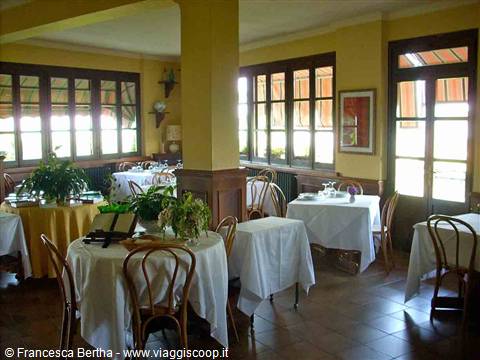 La sala del Ristorante Bel Soggiorno