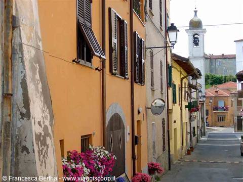 Una strada di Tassarolo