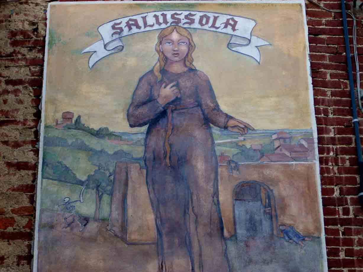 Un affresco a Salussola