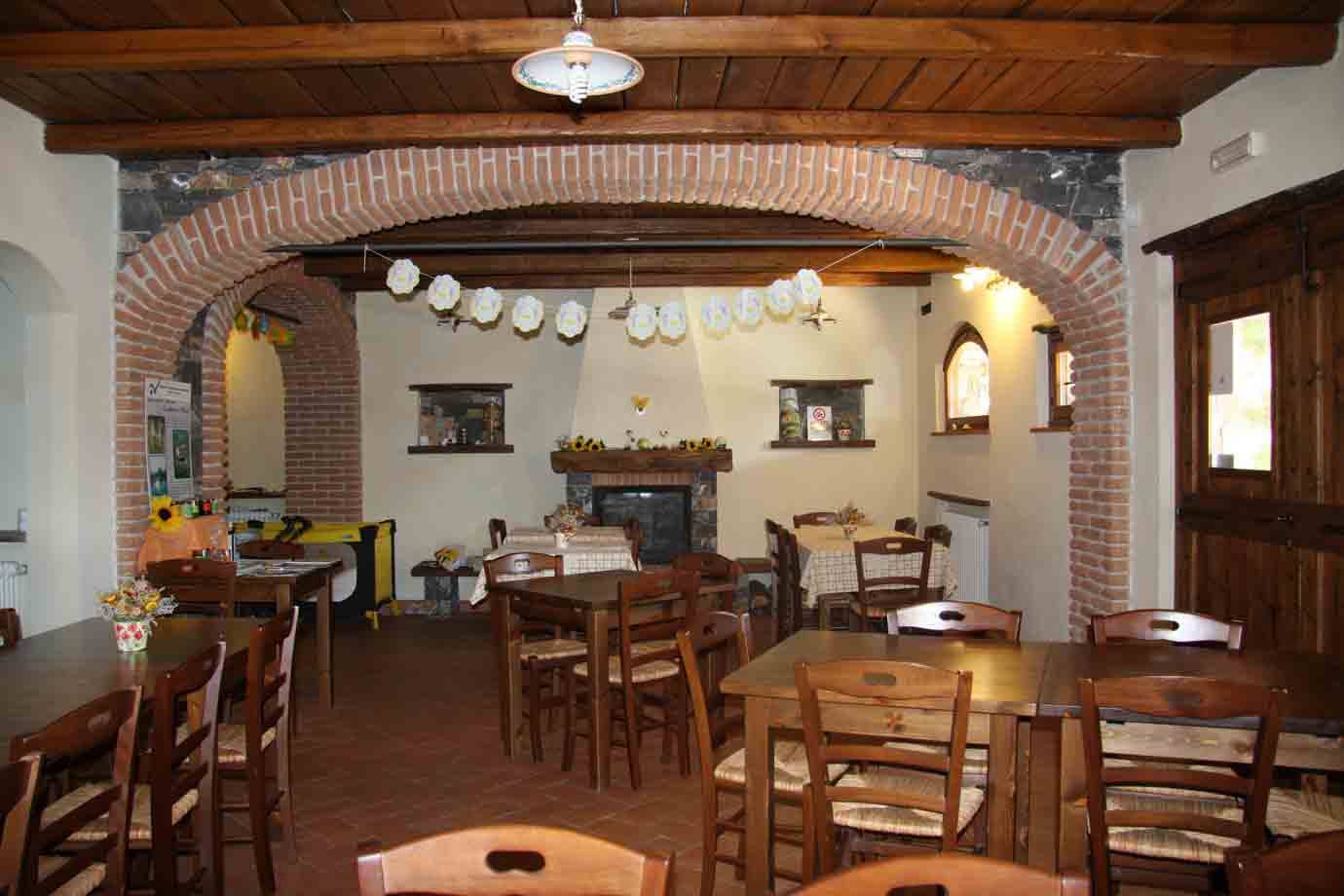 La sala della Fattoria di Marta