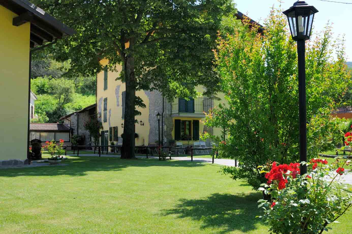 Nel verde dell'Agriturismo Casa Castellini