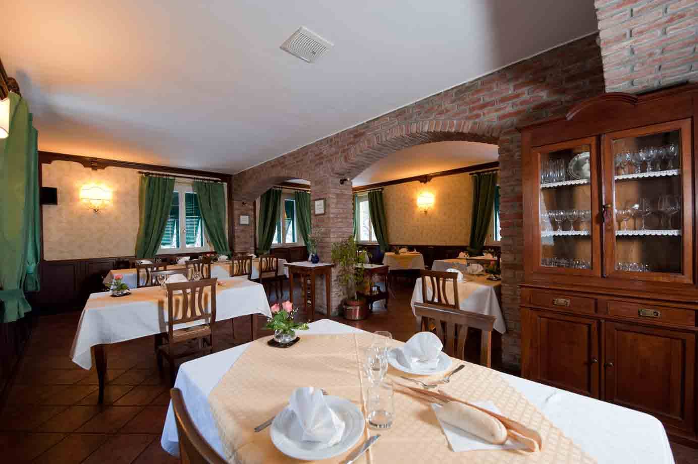 La sala dell'Agriturismo Casa Castellini