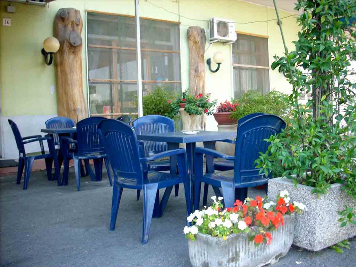 Il dehor dell'Hotel Ristorante Zenit