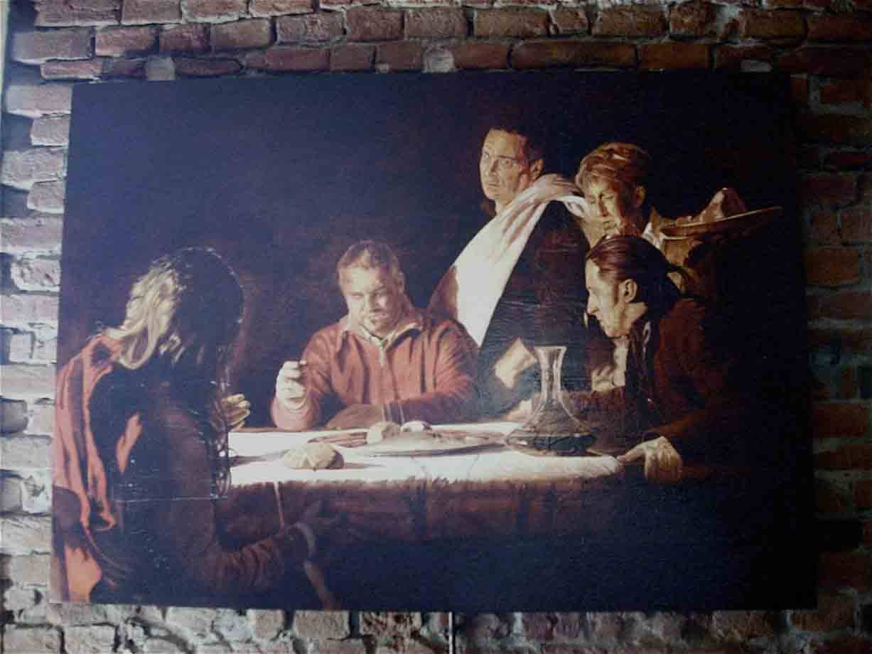 Il dipinto di Claudio Magrassi, presso Infernot