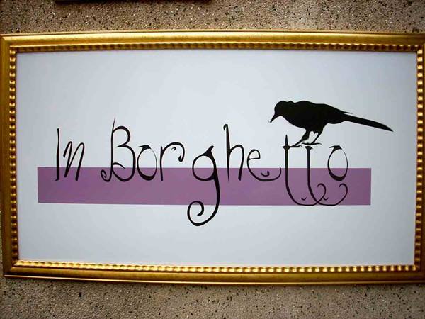 Il logo del Ristorante In Borghetto con il Tuchino