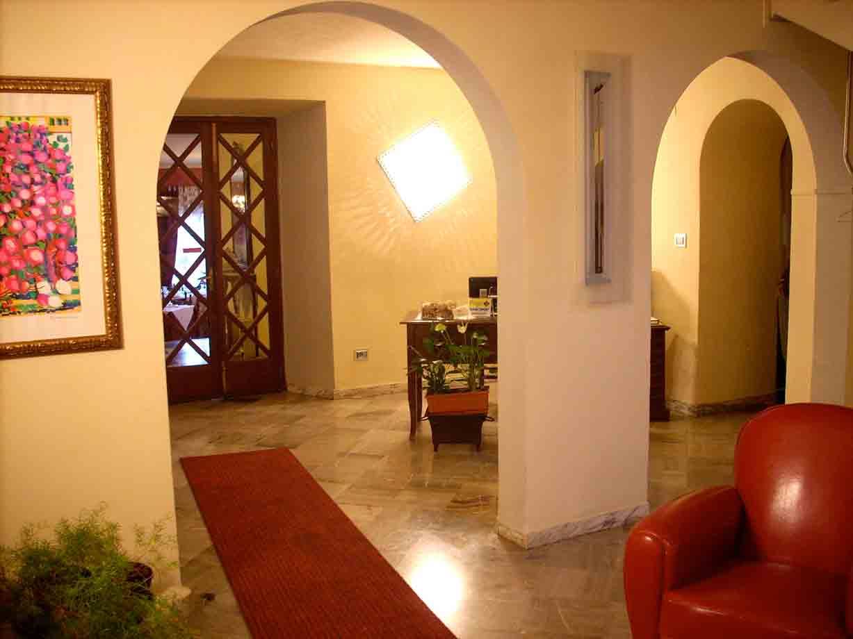 La hall dell'Albergo Ristorante Malò
