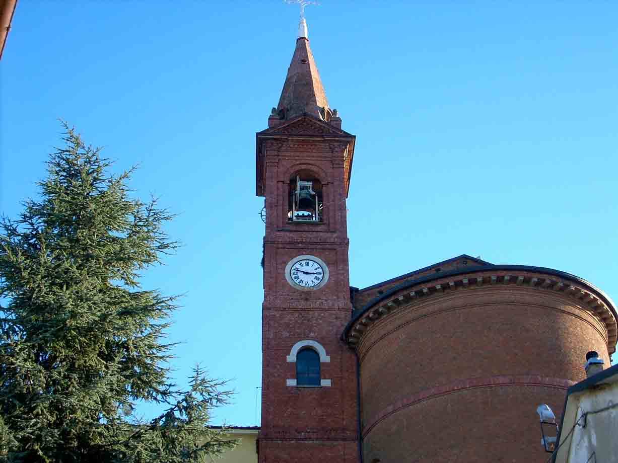 La torre campanaria della Chiesa Parrocchiale 