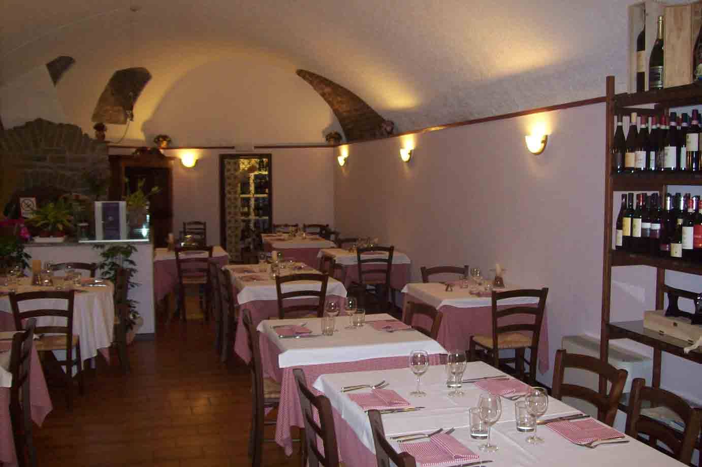 Antica Osteria, la sala interna