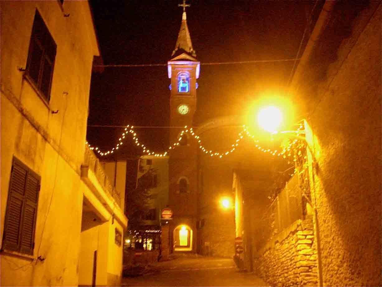 Illuminazione natalizia a Castel Rocchero