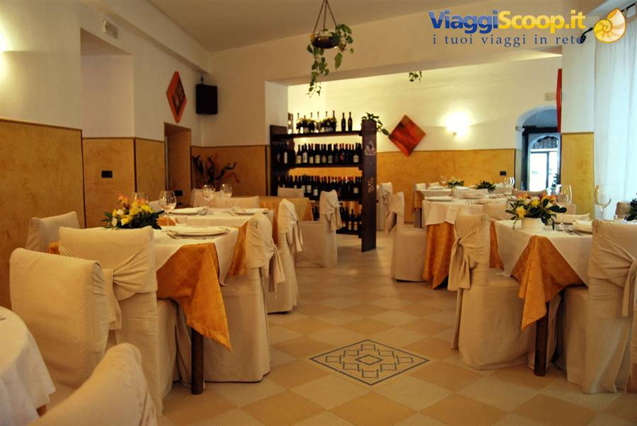 Nelle sale del Ristorante Bunet