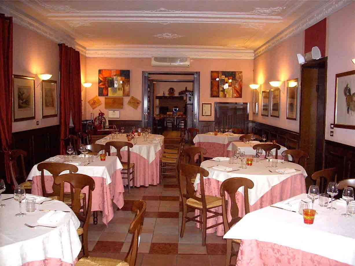 La sala del Ristorante Il Cuuc