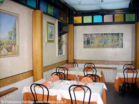 Nelle sale del Ristorante Al Cantuccio