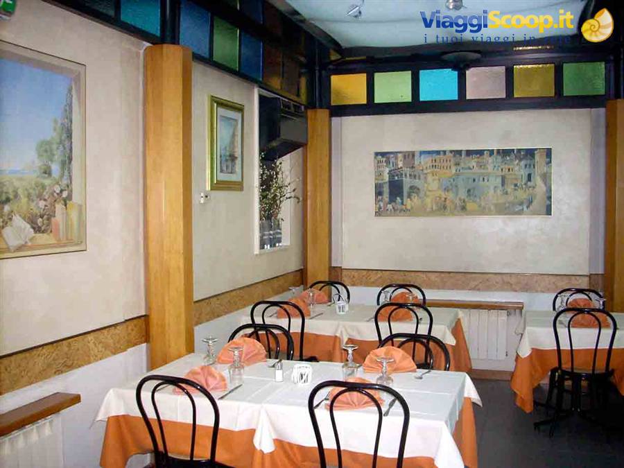 Nelle sale del Ristorante Al Cantuccio