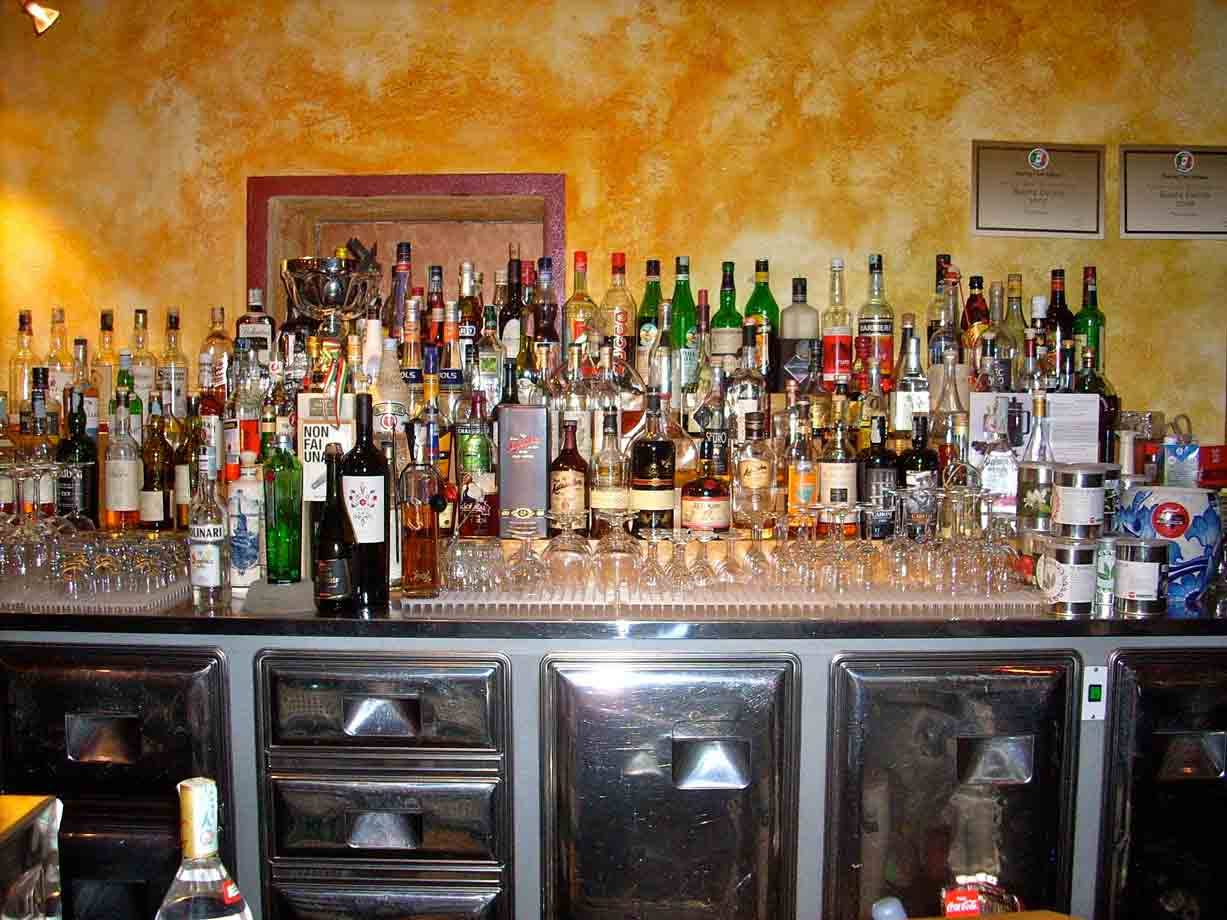 Il buon bere presso il Ristorante Porcospino