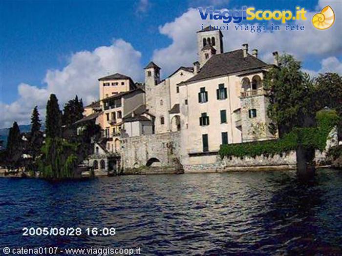 l'isola vista dal battello