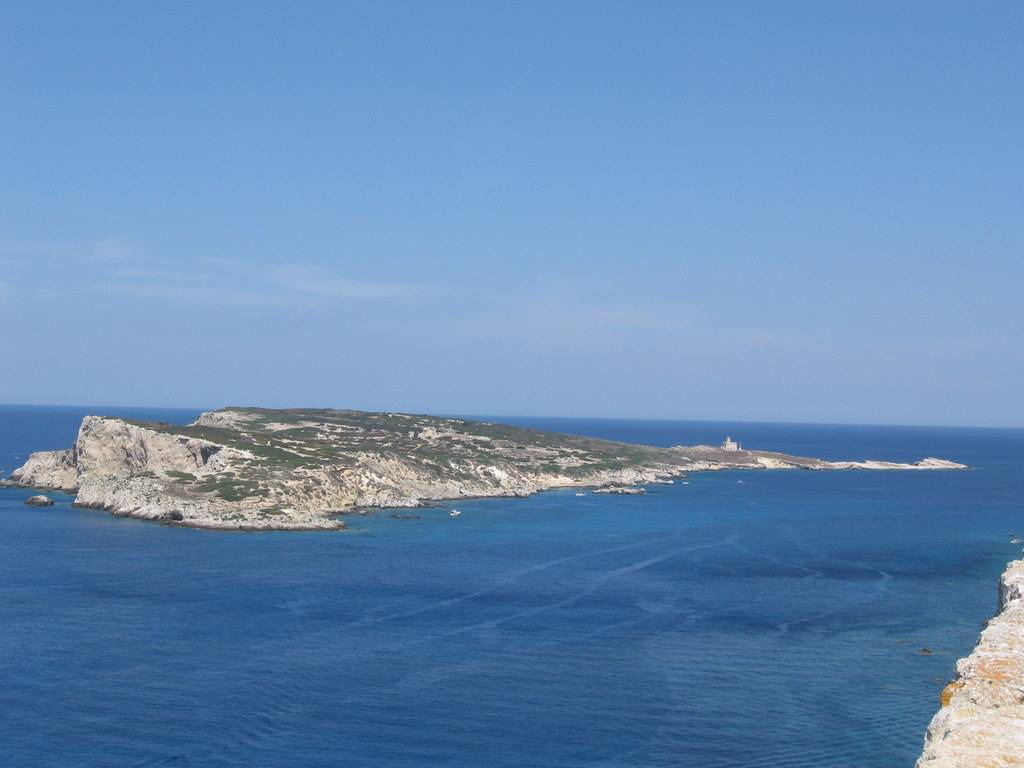 Isola di Capraia di fronte a San Nicola