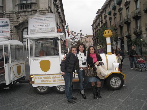 il giro con il trenino..