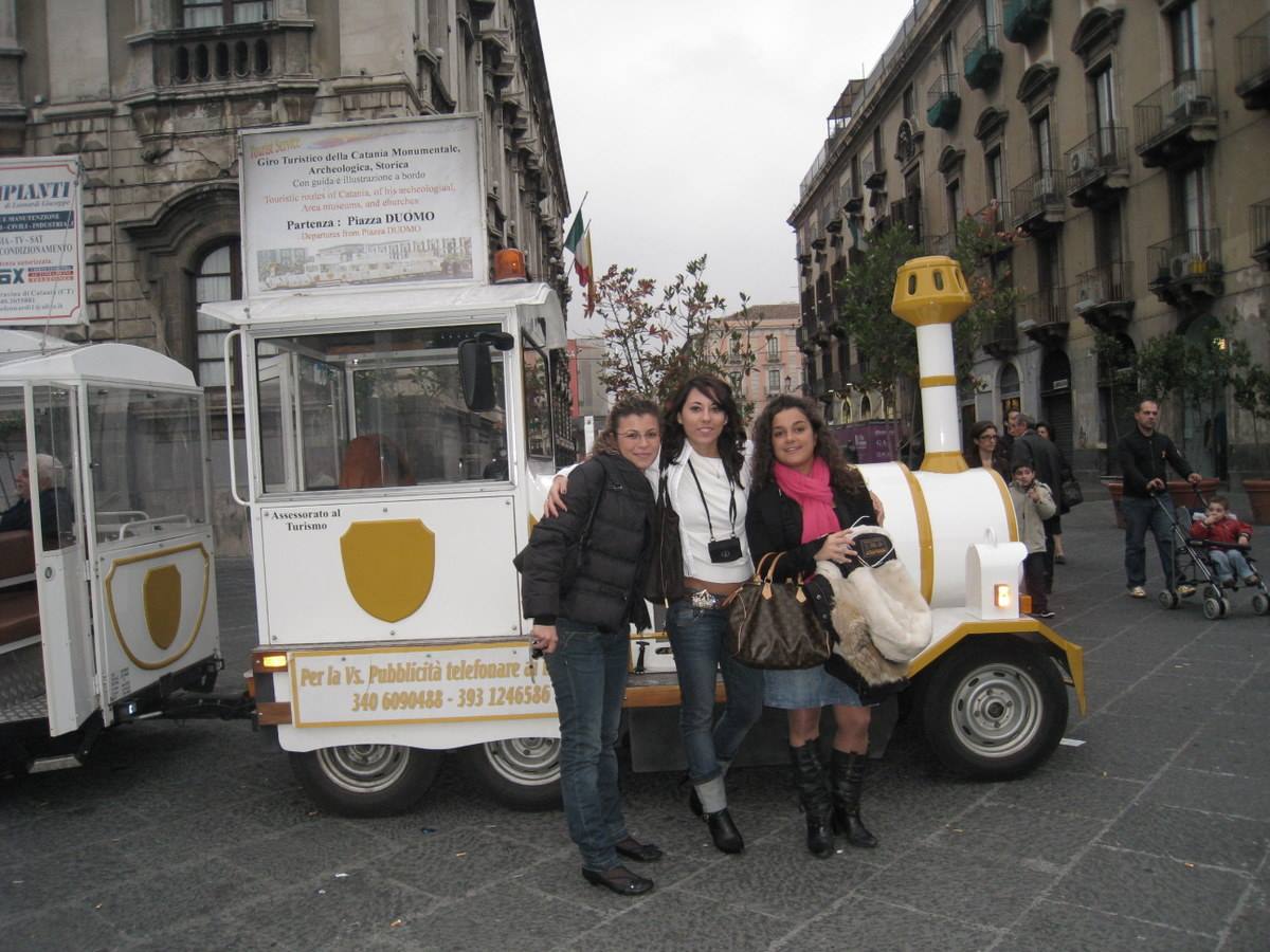 il giro con il trenino..