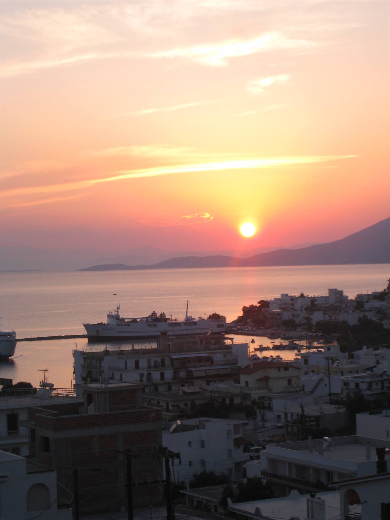 Tramonto dall'albergo