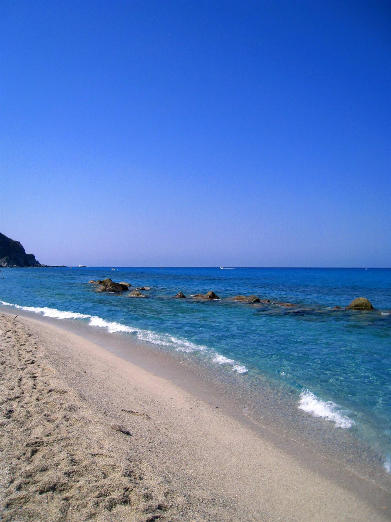 La spiaggia di Capo Vaticano