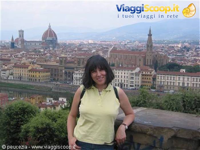 Firenze:io a piazzale Michelangelo