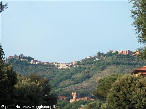 una panoramica di Montecatini Terme