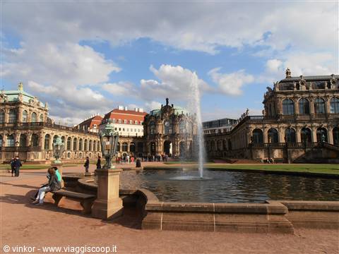 lo Zwinger, fortezza barocca ora museo