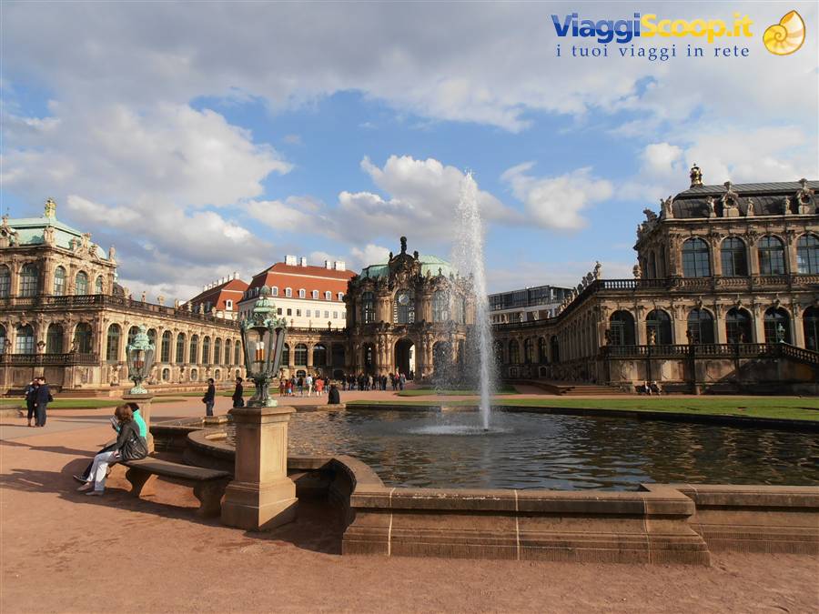 lo Zwinger, fortezza barocca ora museo