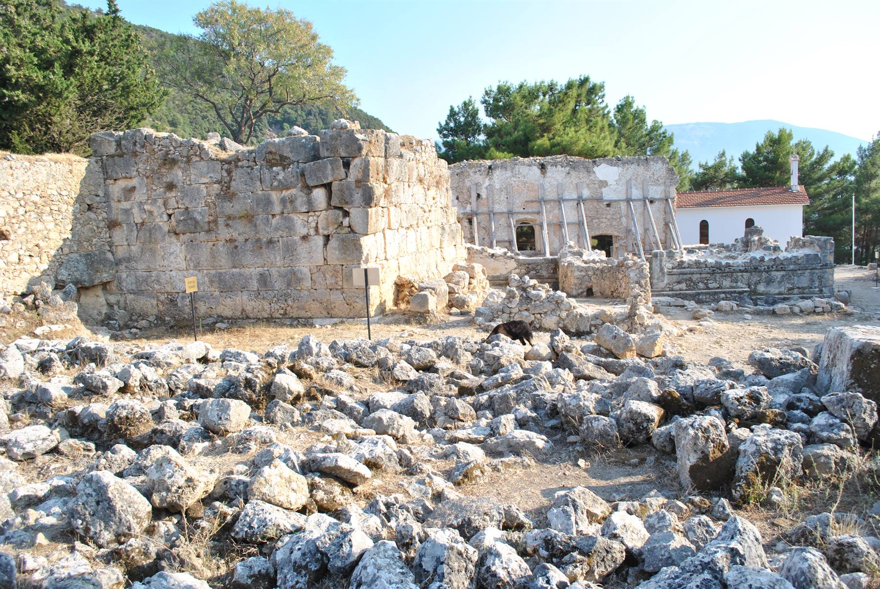 resti della vecchia Sami