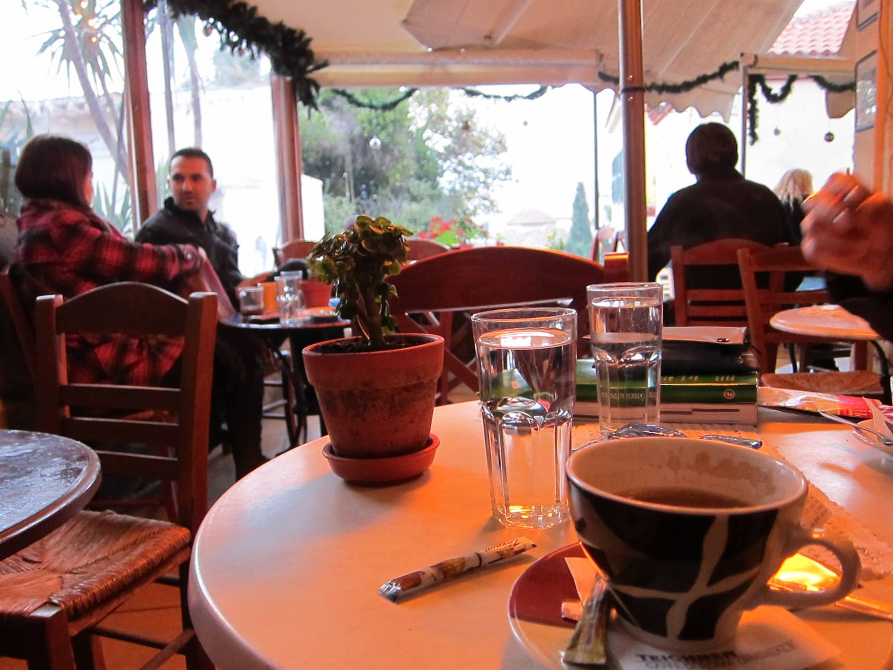 una delle tante pause caffè