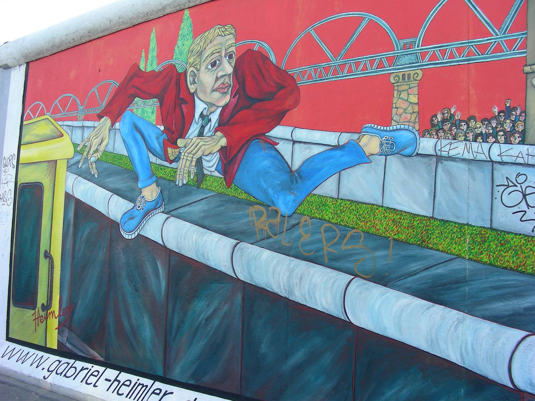 EAST SIDE GALLERY, UN PEZZO DI MUTO DIVENTATO GALLERIA D'ARTE ALL'ARIA APERTA