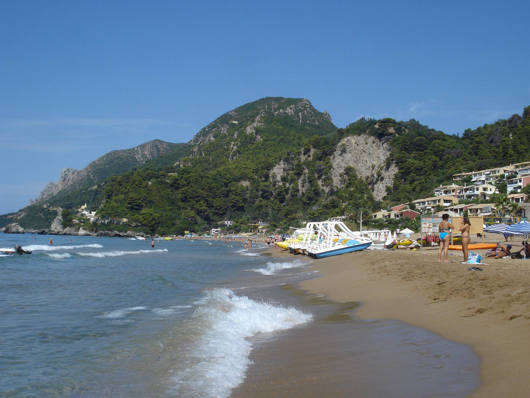 la spiaggia  dorata di Glyfada