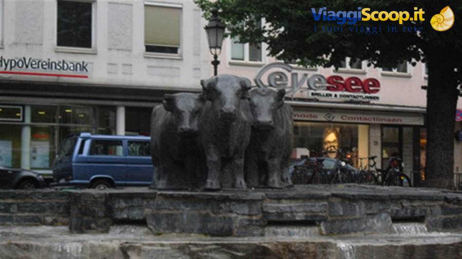 fontana dei bisonti