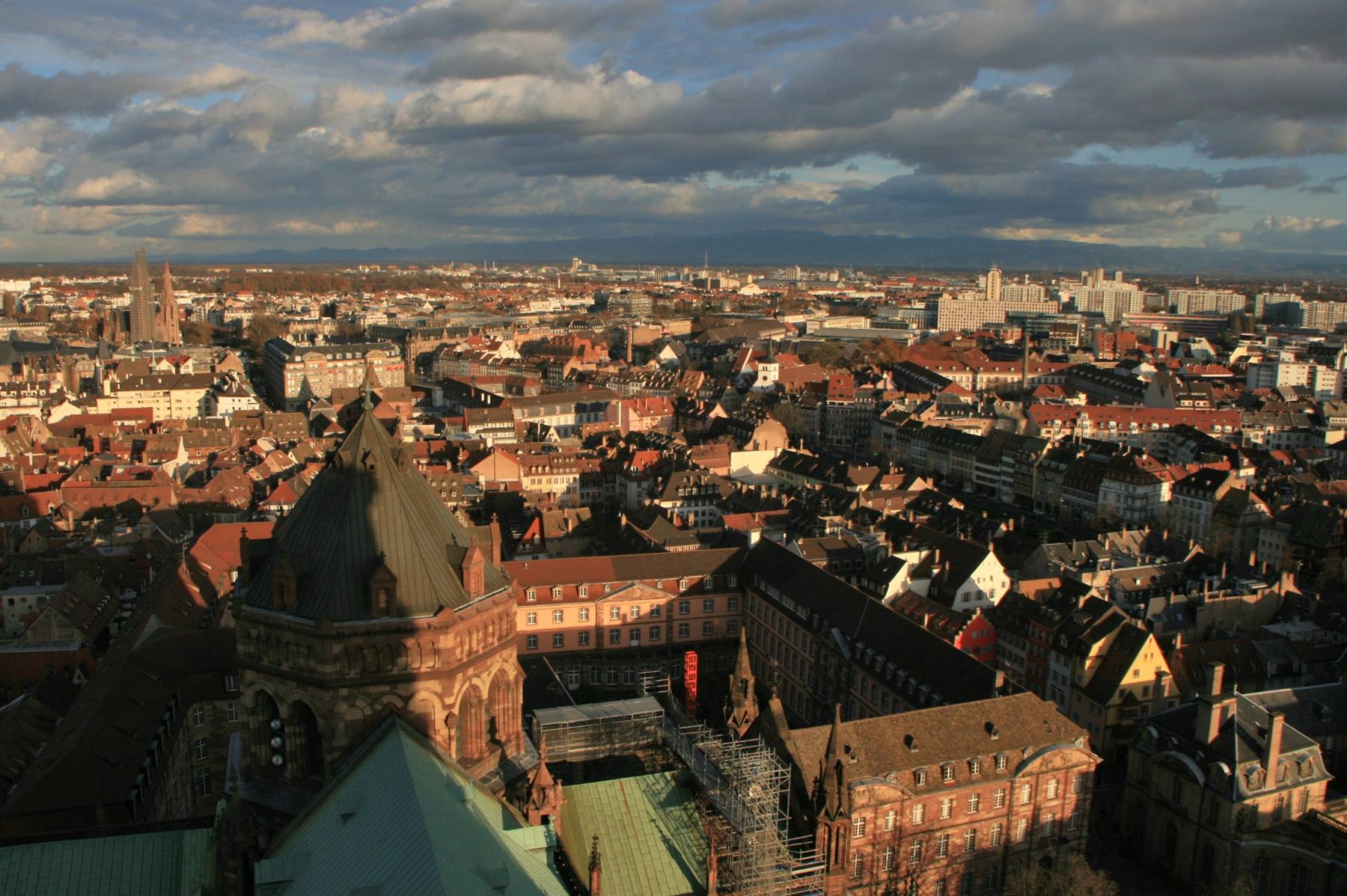 Strasburgo panorama dalla terrazza della cattedrale