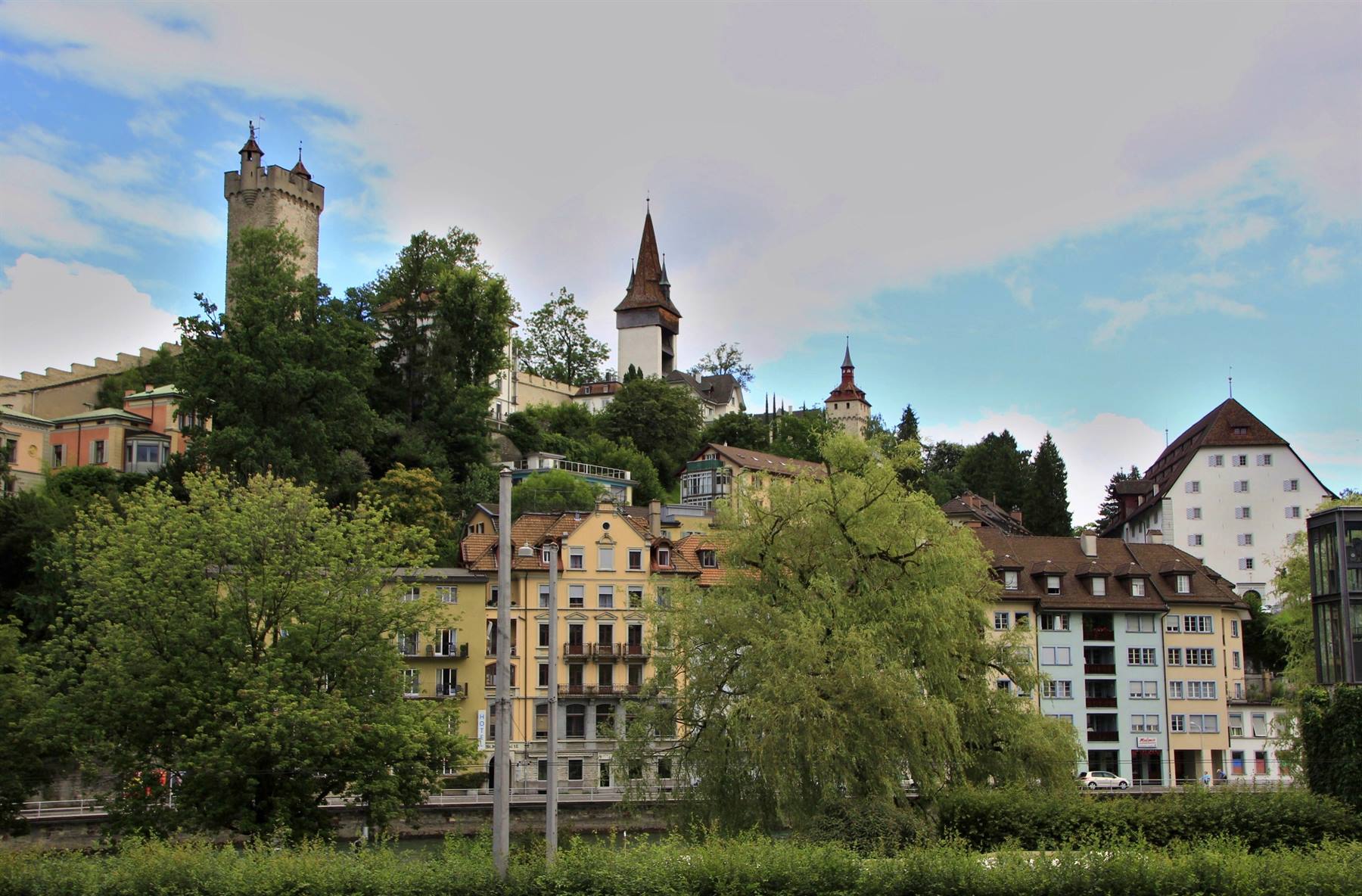 Lucerna ,Museggmauer cinta muraria