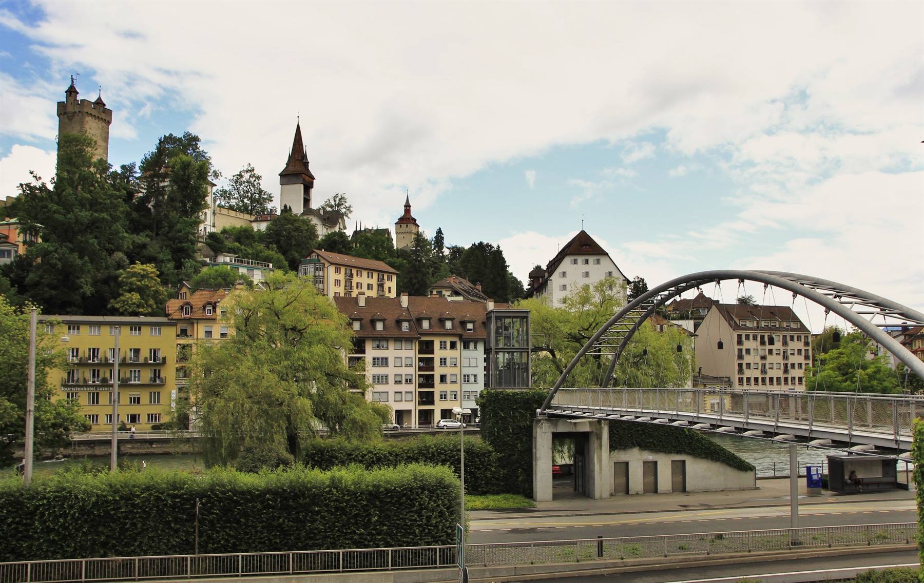 Lucerna,ponte pedonale