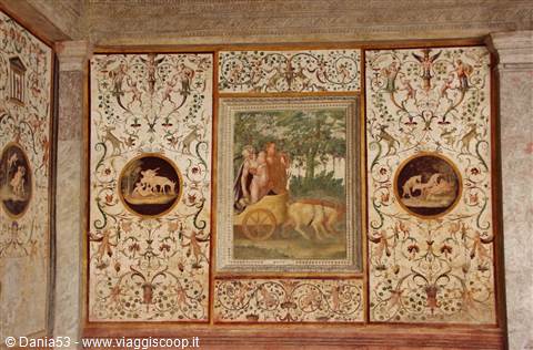 Affreschi giardino segreto-Palazzo Te-Mantova