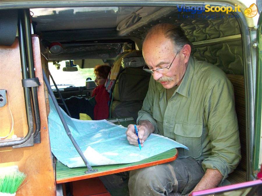 Giovanni Dondi studia il percorso